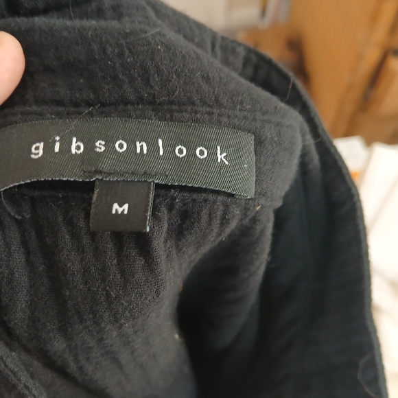 Black Women's Blouse with Tassel Details - Picture 2 of 3